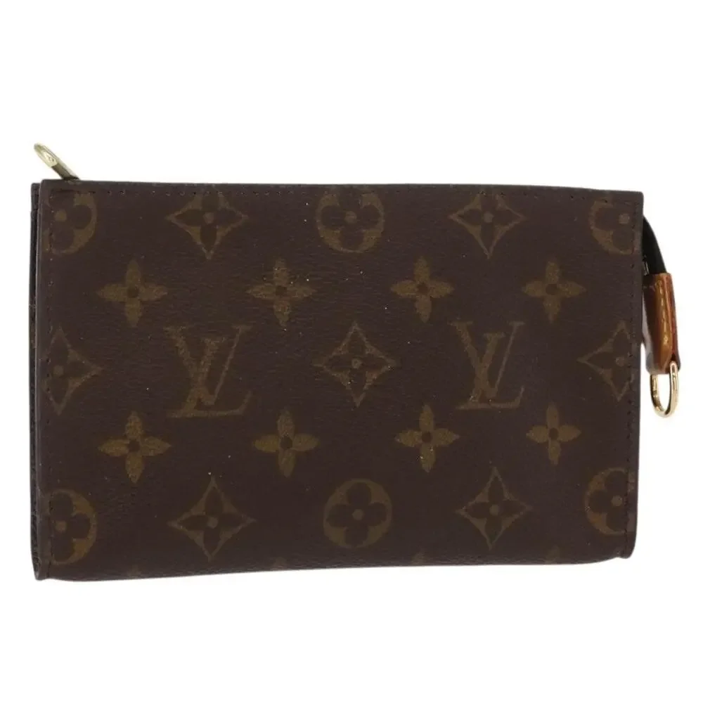 Louis Vuitton Monogram Bucket PM Accessory Pouch Brown